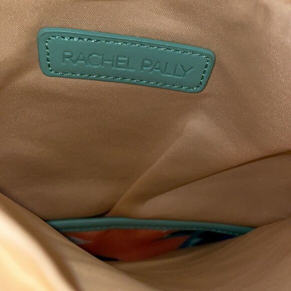 Rachel Pally Mint & Peach Tropical Clutch, NWOT - Picture 7 of 8